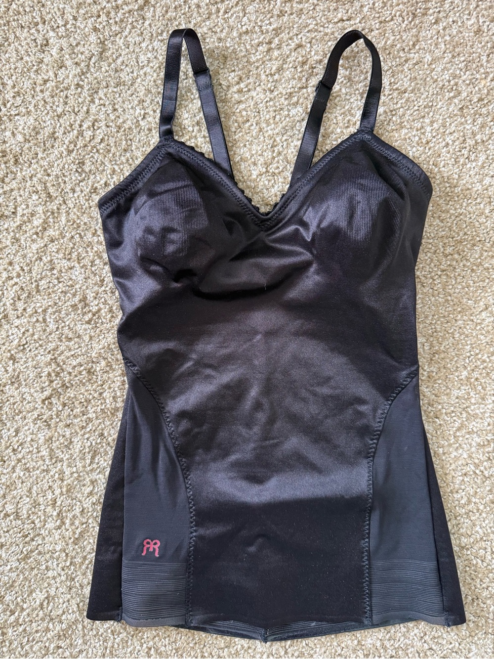 Ruby Ribbon Black Shaping Cami